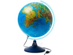 Глобус Globen Физико-политический с подсветкой на круглой подставке / 01400024