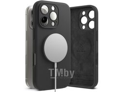 Чехол BLACK RINGKE SILICONE MAGNETIC MAGSAFE для IPHONE 16 PRO MAX