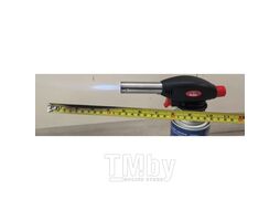 Горелка газовая с пьезоподжигом на цанговый баллон 1100С, 1.9 кВт, 138 г/ч H-D HD-36708