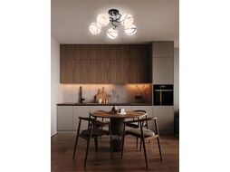 Люстра Aitin-Pro НПБ 02-5x60-101 / DA5097/5B (черный/хром)
