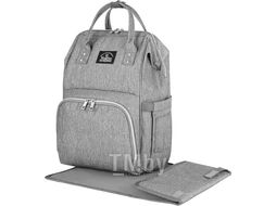 Рюкзак с ковриком, крепления на коляску, термокарманы, сер,40x26x17см BRAUBERG 270819