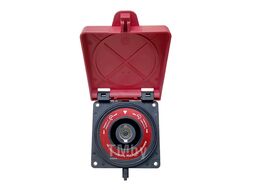 Розетка стационарная внутренняя YHT BX3 0800R04 1Р 800А 1000В IP68 красная КС 0800R04