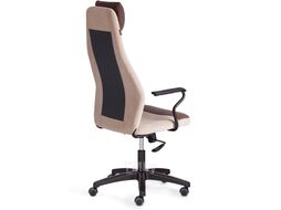 Кресло офисное Tetchair Aviator флок/ткань (коричневый/бежевый/серый)