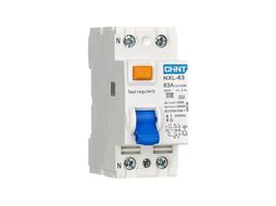 Устройство защитного отключения (УЗО) NXL-63 6kA 1P+N 40A 100mA AC (R) Chint 328259