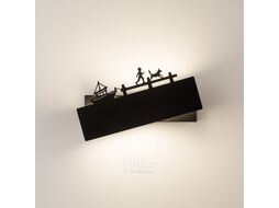 Светильник светодиодный настенный Астерия MMD-LED C055-1-8W, 4000K, черный, Home Light C055-1-B