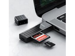 Картридер Hoco HB20 USB2.0 (черный)