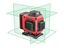 Нивелир лазерный PLANO 4D (Зеленый / 30/60 м / 4 луча / ± 0.3 мм/м / Li-Ion / Сумка) Condtrol 1-2-474