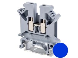 Клемма проходная FJ5N BU/6х42х47мм, 41A, 800V, винтовая, 2 присоед., 4(max 6)мм2, синяя (R) BLOX BX336080