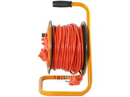 Удлинитель силовой на катушке 4 гн. ПВС 3х1,5 (30 м) IP44 Glanzen EB-30-008