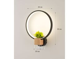 Светильник светодиодный настенный Астерия MMD-LED C056-1-12W, 4000K, черный, Home Light C056-1-B