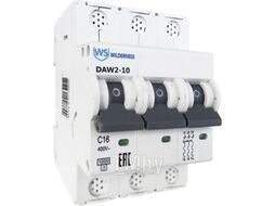 Автоматический выключатель DAW2-10 3P 4A х-ка C 10kA (R) Wilderness DAW2-10-3-C004