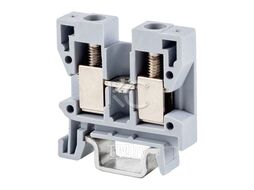Мини-клемма проходная FBK2,5/E GY/5х24х26мм, 24A, 250V, винтовая, 2 присоед., 2,5мм2, серая (R) BLOX BX336131