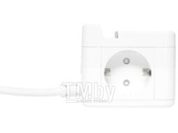 Удлинитель "Куб" 2 гнезда USB + 2Type C с быстрой зарядкой, подставкой под телефон и ночником 1,3 м EKF UBA-CUB-2-FC