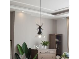 Светильник светодиодный подвесной Астерия MMD-LED A046-1xE27, черный, Home Light A046-B