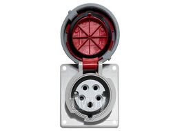 Розетка стационарная внутренняя угловая YHT 4152 3Р+РЕ+N 16А 380В IP67 КС 74310