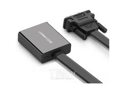 Видео конвертер UGREEN DVI-D to VGA Active Converter Flat Cable MM108 (Black) 40259