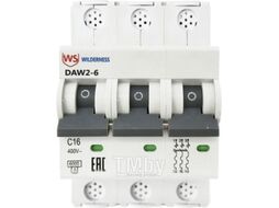 Автоматический выключатель DAW2-6 3P 32A х-ка B 6kA (R) Wilderness DAW2-6-3-B032
