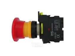 Кнопка управления EB2M-A-01ZS "Грибок" d40мм с фиксацией красная 1НЗ IP54 (R) Wilderness EB20014