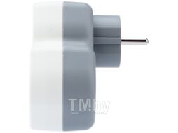 Разветвитель 2 гн. с/з плоский 16А 250B с 2 USB-A "Дабрабыт" КС 74825