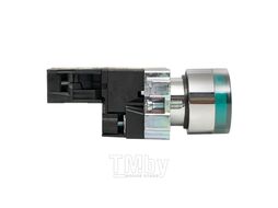 Кнопка BW3361-XB2 зеленая, с подсветкой 230В, металл, 1НО КС 89471