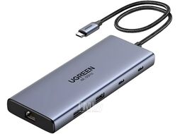 USB-хаб Ugreen CM639 Space Gray (35625)