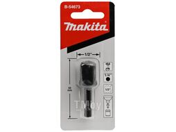 Адаптер шестигранник 1/4 на квадрат 1/2 MAKITA B-54673