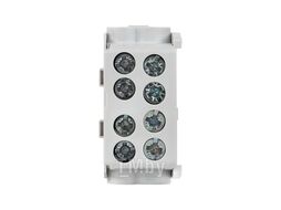 Клемма распределительная КВС с двойным винтом 2x25/2x16 серая КС 92086