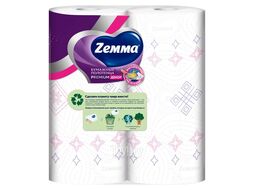 Полотенца бумажные Premium, 2 рул, 2 слоя, декор Zemma 1441221