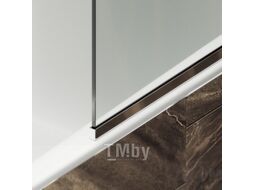 Стеклянная шторка для ванны MaybahGlass MGV-144-4у (прозрачное стекло/хром глянцевый)