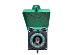 Розетка стационарная внутренняя YHT BX3 0630G03 1Р 630А 1000В IP68 зеленая КС 0630G03