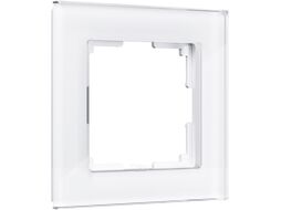 Рамка для выключателей и розеток Werkel W0011101 / a051192 (белый/стекло)