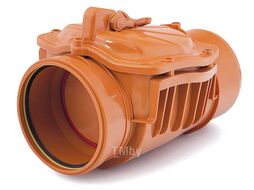 Клапан обратный ПП Ду 110 (оранж.) KARMAT ZB110