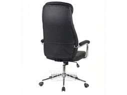 Офисное поворотное кресло Kingstyle SHL-22 Softic PU Chrome (экокожа, черный)