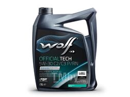 Масло моторное (PN 1052550) OFFICIALTECH 5W-30 C2/C3 P/RN 5 л Wolf 65658/5