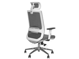Кресло офисное SITUP MADRID A GREY chrome (сетка Grey /Grey)