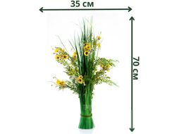 Искусственное растение Merry Bear Home Decor Микс трава-лютик луговой / KA0315