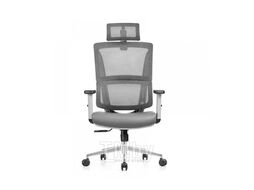 Кресло офисное SITUP APHRODITE A GREY chrome (сетка Grey / Grey)