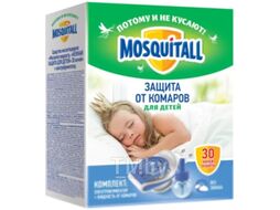 Электрофумигатор Mosquitall Нежная защита для детей от комаров 30 ночей / 4650056490810 (30мл)