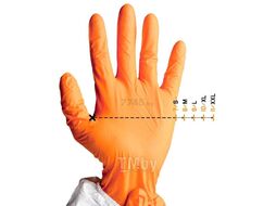 Перчатки КЩС тип 2 р-р 10(XL) К50 Щ50 (инд. уп.) Jeta Safety JCH601-XL