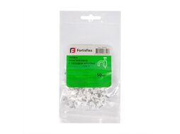Скоба пластиковая СПК 9 (50шт) Fortisflex 103936