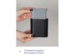 Ершик для унитаза KLEBER KLE-LT090BL (черный)