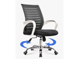 Кресло офисное SITUP MIX 600 White Chrome (сетка Black / Black)