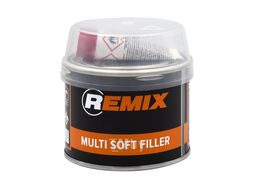 Шпатлевка 0,25 кг - полиэфирная универсальная, MULTI SOFT FILLER, с отвердителем REMIX RM-MSF-250