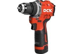 Дрель-шуруповерт аккумуляторная (10.8V / 2*2,0Ah / 50Nm / BL / Кейс) DCK KDJZ1250