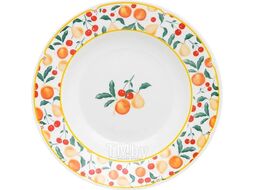 Тарелка столовая глубокая Oxford Flamingo Fruits 90520 SB02-9410