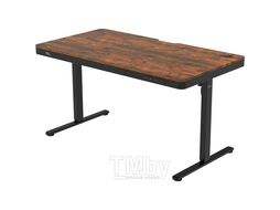 Стол компьютерный ZONE 51 e-Nexor 140x75 Dark Wood Z51-FLD-NEX-DW4