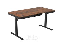 Стол компьютерный ZONE 51 e-Nexor 140x75 Dark Wood Z51-FLD-NEX-DW4