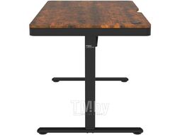 Стол компьютерный ZONE 51 e-Nexor 140x75 Dark Wood Z51-FLD-NEX-DW4
