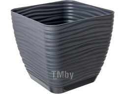 Кашпо Formplastic Sahara Petit / FP-3620-014 (антрацитовый)