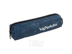 Пенал мягкий прямоугольный 210х40х40 "sigNATURE", мат. иск. кожа, синий deVente 7020653